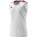 adidas Men's Creator 365 Jersey Men's Jersey, Mens, Men's Jersey, DY7373, White/Powred, XL Lang