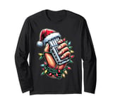 Harmonica Harmonicist Christmas Hat Xmas Long Sleeve T-Shirt