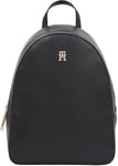 Tommy Hilfiger Sac à Dos Femme Backpack Élégant, Noir (Black), Taille Unique