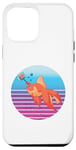 Coque pour iPhone 14 Pro Max Selfie Fish Goldfish Humorous Underwater Selfie Stick Ocean