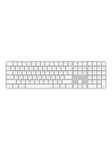 Apple Magic Keyboard with Touch ID and Numeric Keypad - Tangentbord - Turkiska - Vit