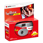 AGFAPHOTO LEBOX FLASH 27 Exposure Disposable Single Use Camera - 15 PACK