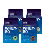 Whey-80 Mix&Match, 4x1kg
