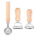 Ravioli Pasta Cutter Set, Ravioli Stamp Maker with Wooden Handle for5582