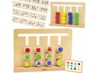 Viga Toys Montessori Lumarko Logikspel Mimikfärger Och Figurer!