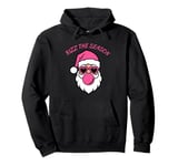 Christmas Santa Pink Rizz The Season Pink Gum Pullover Hoodie