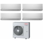 Quadri split inverter air conditioner series seiya 10+10+13+13 (9+9+12+12) ras-4m27u2avg-e r-32 wi-fi optional 10000+10000+13000+13000