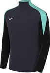 Nike Mixte Enfant Long Sleeve Top Y NK DF Strk24 Drill Top K, Obsidian/Black/Hyper Turq/White, FD7573-453, XS