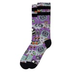 American Socks Horror Time Mid High Socks Purple AS211