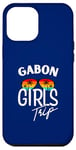 Coque pour iPhone 12 Pro Max Gabon Girls Trip Travel Vacation Femmes Gabon