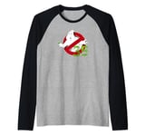 Ghostbusters 35th Logo On Darks Raglan Baseball Tee