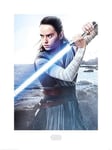 Star Wars The Last Jedi (Rey Engage) 60 x 80 cm Toile Imprimée