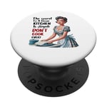 Cooking Chef Kitchen Design Funny Don't Cook Ever Design PopSockets PopGrip Interchangeable