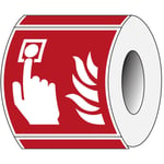 BRADY ISO Safety Sign - Fire alarm