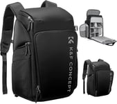 K&F Concept Camera Backpack for Photographers Large Capacity Camera Bags with Raincover, 15.6 Inch Laptop Compartment for Camera Drone Bags