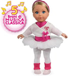 Poupée interactive Giulia Ballerina Amore Mio 40 cm, 20 phrases, 5 chansons c...