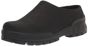 ECCO Men's Track 25 Clog, Black, 9-9.5 US