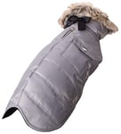 Wouapy Manteau "Parka Gris" De Wouapy En Taille 44, La Parka Qui Protège Votre Chien Des Intempéries Pour Chien