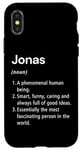 iPhone X/XS Jonas Name Definition Funny Dictionary Case