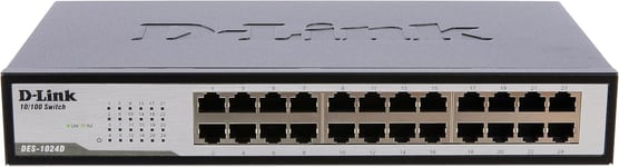 DES-1024D Switch 24 Ports Ethernet 10/100mbps Idéal Partage de Connexion et Mise en Réseau Small/Home Office