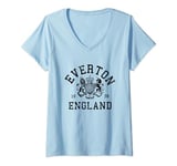 Womens Everton Town of North Liverpool, England UK V-Neck T-Shirt