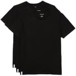 T-shirt Lacoste  Lounge 3 Pack Plain Stretch Cotton T-Shirts Black