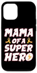 iPhone 12/12 Pro Childhood Cancer Mama Of A Superhero Family Ribbon Case