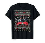 Laurel & Hardy Comedy Duo Christmas Knit Pattern T-Shirt