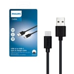 Philips USB-A to USB-C Charge And Sync Cable 2m