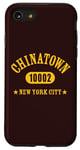 Coque pour iPhone SE (2020) / 7 / 8 CHINATOWN 10002 NEW YORK CITY/NYC Athletic Design