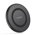 Choetech Trådløs Qi-lader 10W med USB-A til microUSB-kabel - Sort