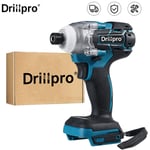 Drillpro Tournevis électrique sans fil et sans balais Foreuse 1/4 pouce compatible avec la batterie Makita 18V