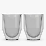 La Cafetiere Fika Double-Walled Glass Espresso Coffee Cups/Mugs 70ml - Set of 2