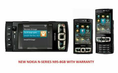 NOKIA N95 8GB 3G CHEAP SLIDE MOBILE PHONE-UNLOCKED WITH NEW CHARGAR AND WARRANTY