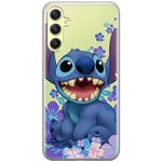 ERT GROUP Coque de téléphone Portable pour Samsung A34 5G Original et sous Licence Officielle Disney Motif Stitch 001 Parfaitement adapté à la Forme du téléphone Portable, partiel imprimé