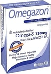 HealthAid Omegazon Omega 3 Fish Oil - 60 Capsules