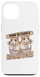 Coque pour iPhone 13 Hamster doré Born To Cuddle - Hamster nain