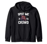 Spot Me in the Crowd Leopard Zip Hoodie