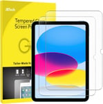 Protection D'écran pour iPad 10 (10,9 Pouces, Modèle 2022, 10ème Génération), Film de Protecteur en Verre Trempé, HD Clair, Lot de 2.[S27]