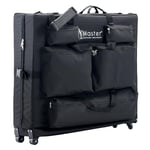 Master Massage Housse de Transport Universelle pour Table de Massage à roulettes avec roulettes, Sac de Transport surdimensionné pour lit de Massage Pliable avec roulettes, Convient aux Tables de