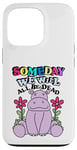 Coque pour iPhone 13 Pro Someday We Will All Be Dead Drôle Pessimiste Cynique Kidcore