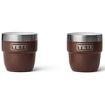 YETI Rambler 4 Oz Espresso Cups 2 Pack (Wetlands Brown)