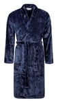 Heat Holders - Soft Warm Mens Dressing Gown - Navy - Size Small/Medium