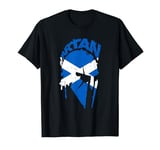 Spartan warrior Scottish flag. Design Scotland Vintage T-Shirt