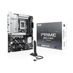 ASUS Intel PRIME Z890-P WIFI ATX motherboard, 14+1+2+1 (80A) power stages, DDR5 slots, PCIe 5.0 w/full support for next-gen GPUs, Thunderbolt 4 USB Type-C port, Wi-Fi 7, Q-Antenna