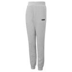 Puma Childrens Unisex Kids Essentials Full-Length Youth Sweatpants Jogging Bottoms - Grey Cotton - Size 7-8Y