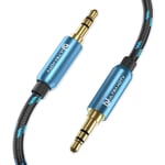 Premio Cavo Aux - 12.5M Audio Jack 3,5Mm, Stereo Maschio A Stereo Maschio, Cavo Di Collegamento Per Ingressi Aux, Apple Iphone, Ipad, Smartphone, Autoradio