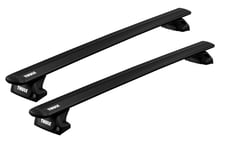 Thule WingBar EVO Black Porsche Macan 5-dr SUV 2014- integrerad reling / flush rails