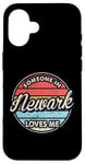 Coque pour iPhone 16 Quelqu'un à Newark m'aime City, États-Unis, États-Unis