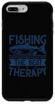 Coque pour iPhone 7 Plus/8 Plus Best Fun Adult Men Humour Fishing The Best Therapy